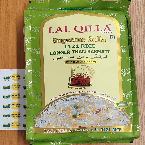 Lal Qilla Supreme Golden Sella Basmati Rice 10kg