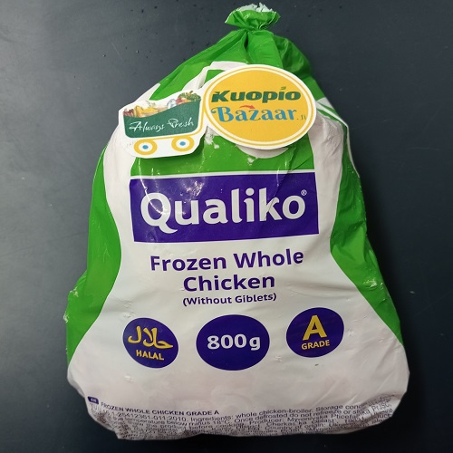 Qualiko Whole Chicken 800g