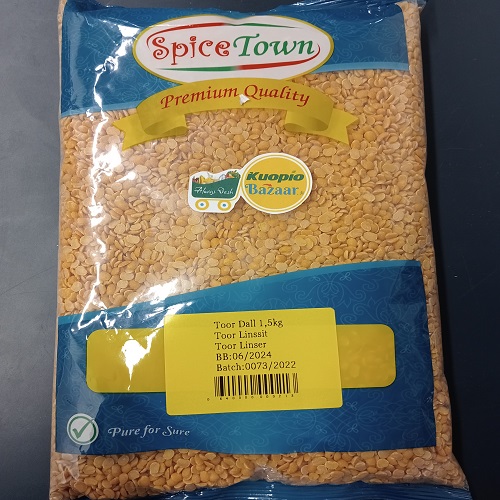 Spicetown Toor Dall 1.5 kg