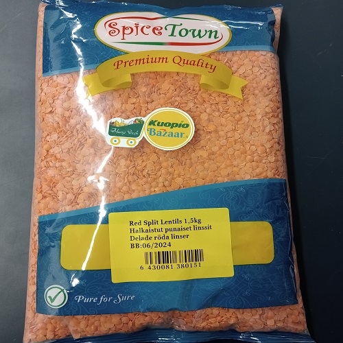 Spicetown Red Split Lentils 1,5kg